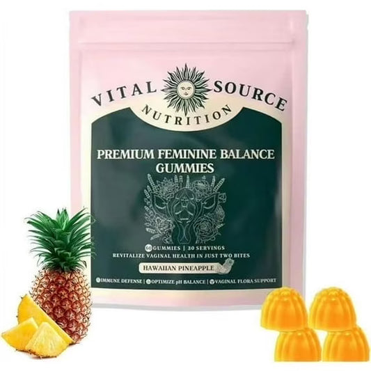 Vital Source Feminine Balance Gummies – Hawaiian Pineapple